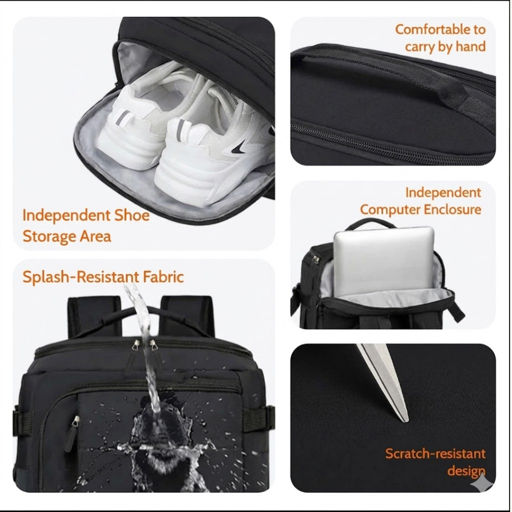 Gearly OnTheGo Travel Backpack