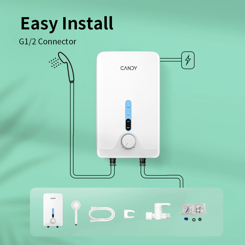 Candy Electric Instant Water Heater 3800W-Portable